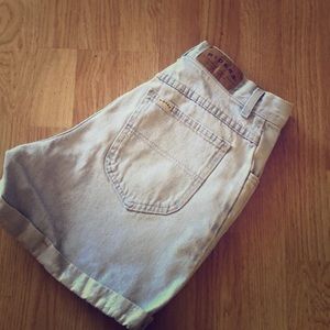 Denim Riders High Waisted Shorts